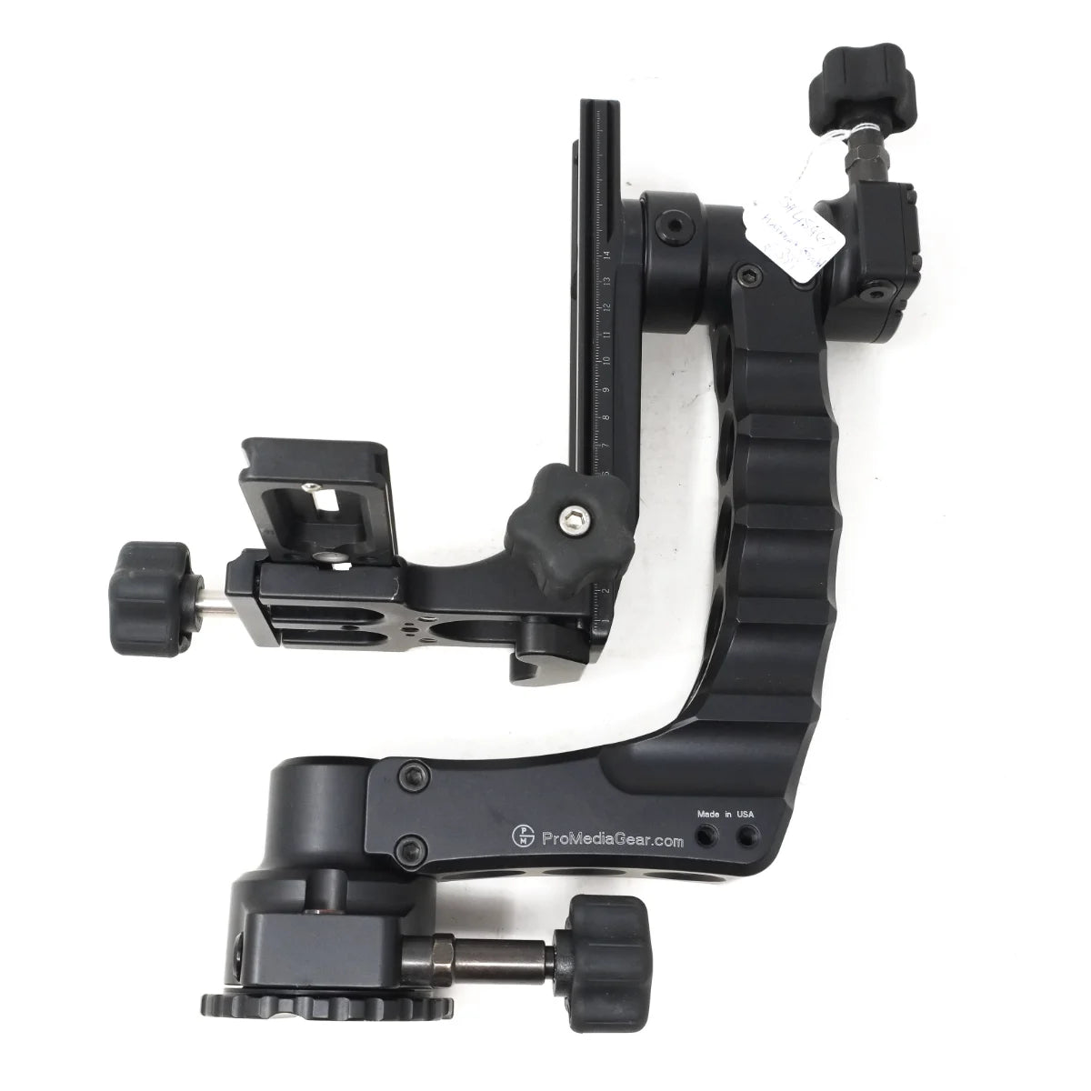 Used ProMediaGear Katana heavy duty gimbal head - side angle 