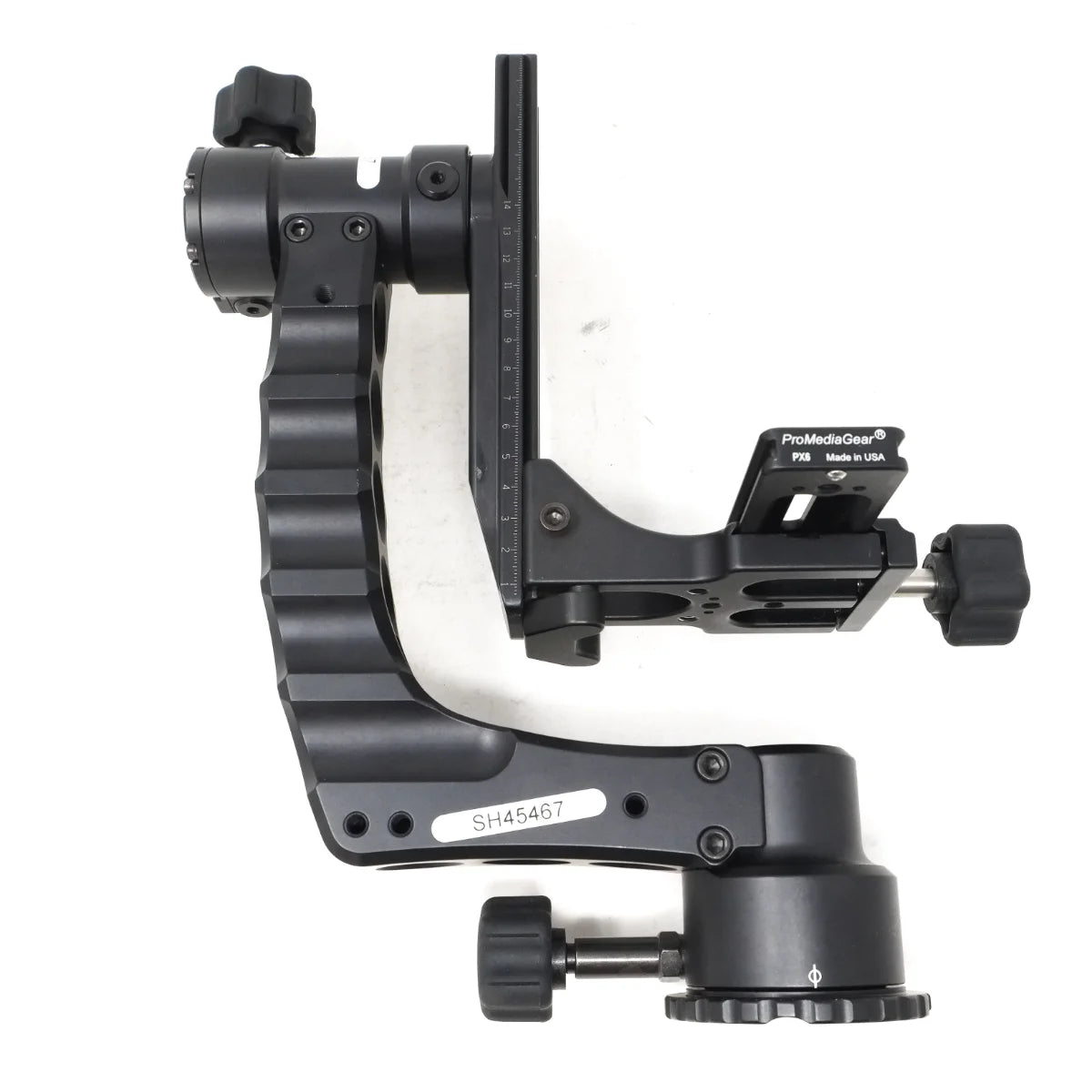 Used ProMediaGear Katana heavy duty gimbal head - side angle 