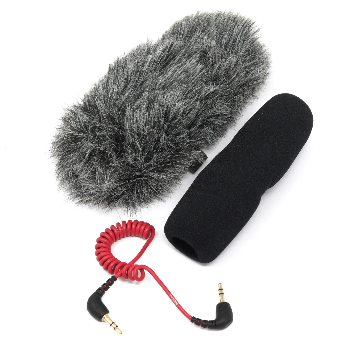 Used Rode VideoMic Go + Deadcat wind muffler - attachments 