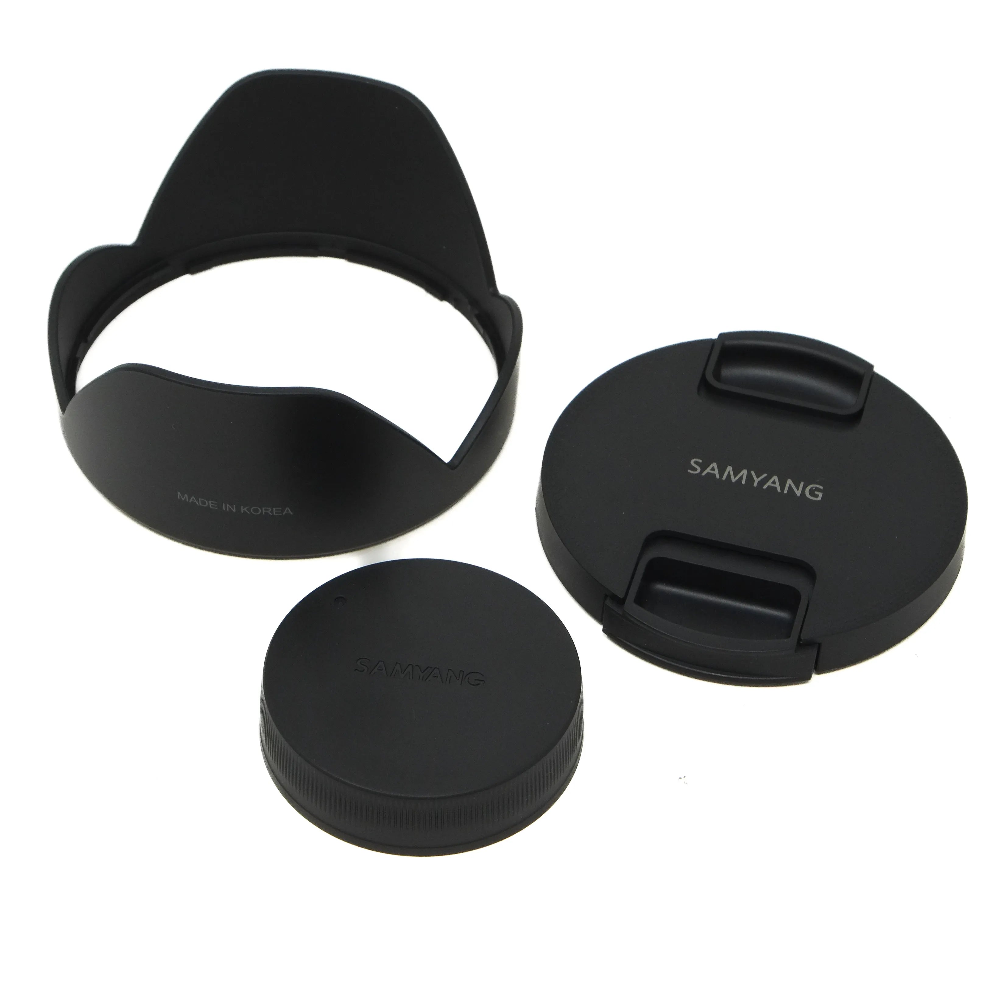 Used Samyang AF 24-70mm F2.8 Sony FE Lens - lens hood and caps