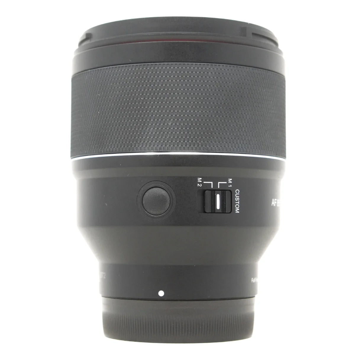 Used Samyang AF 85mm F1.4 FE II Lens Sony E Mount - side angle 