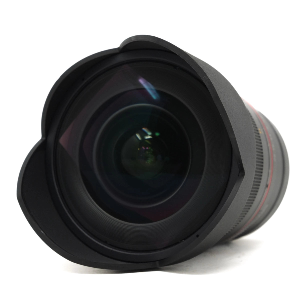 Used Samyang MF 14mm F2.8 Lens for Nikon Z mount - Top angle 