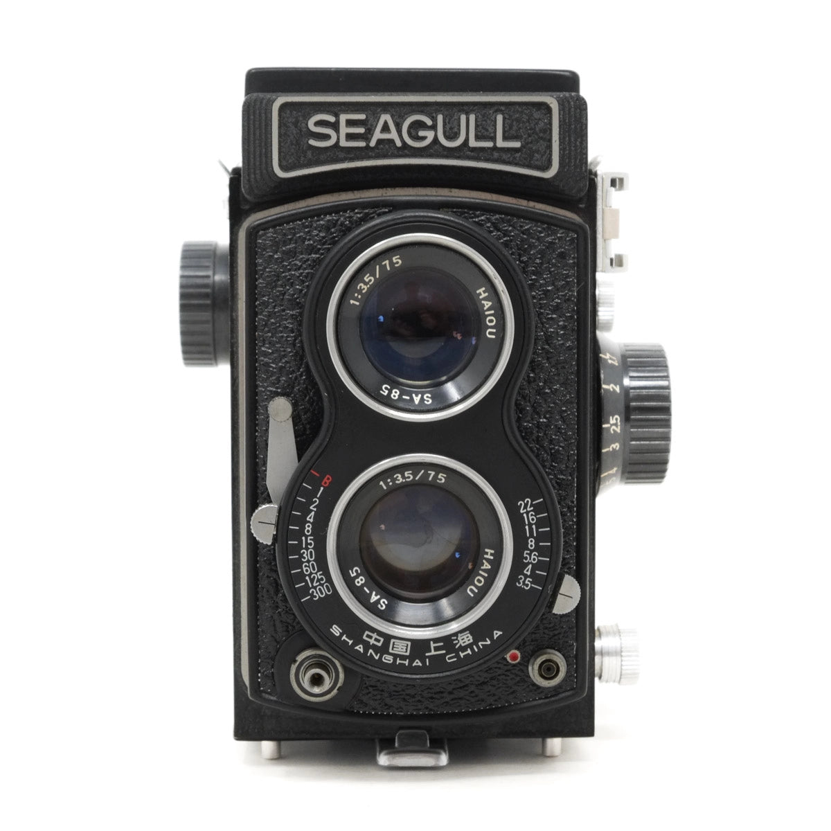Vintage Seagull camera on a white background