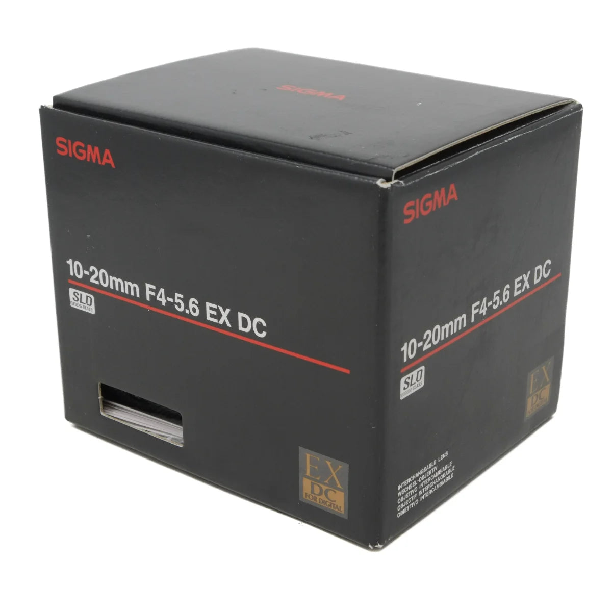 Used Sigma 10-20mm F4-5.6 DC EX HSM Lens in Canon EF-S mount - original box 