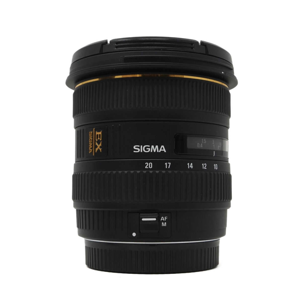 Used Sigma 10-20mm F4-5.6 DC HSM Lens for Canon EF - Front angle 