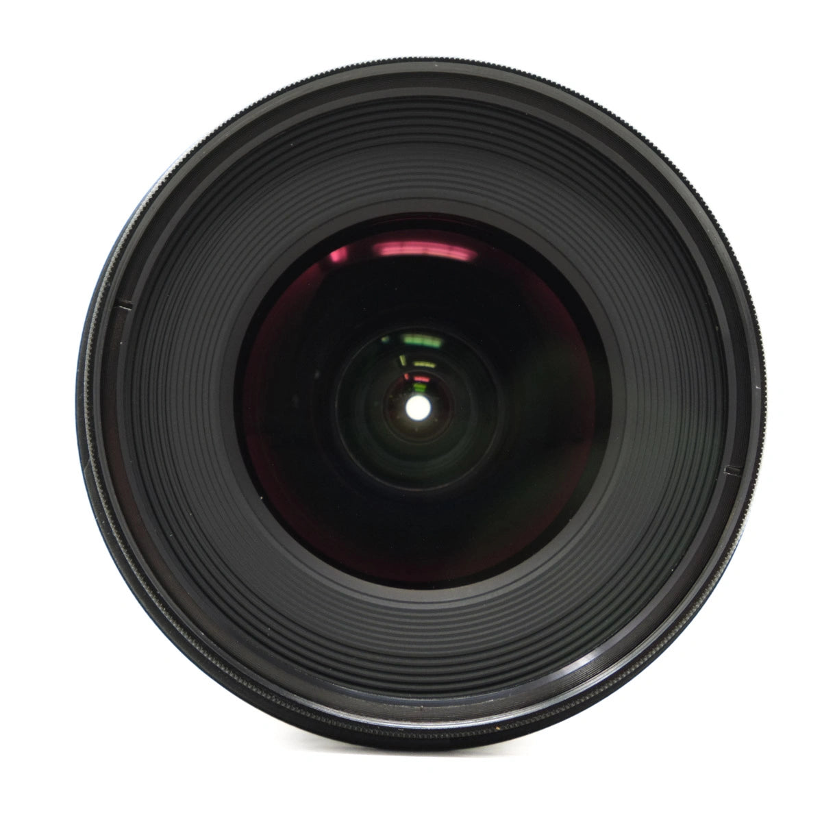 Camera lens on a white background