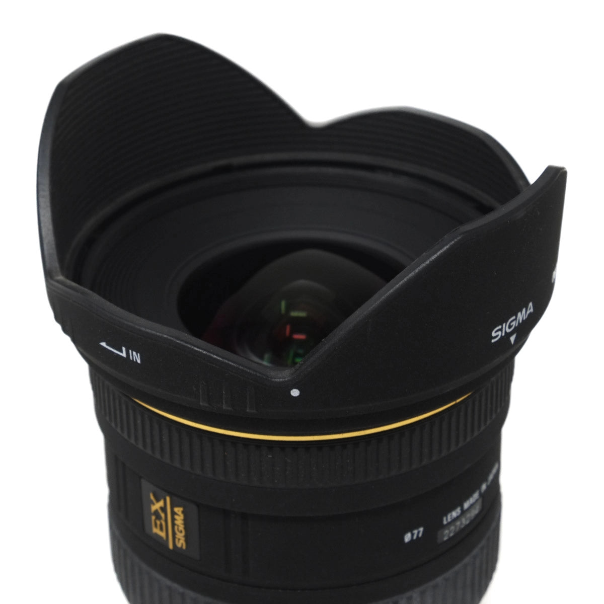 Used Sigma 10-20mm F4-5.6 DC Lens for Sony A mount - Lens hood 