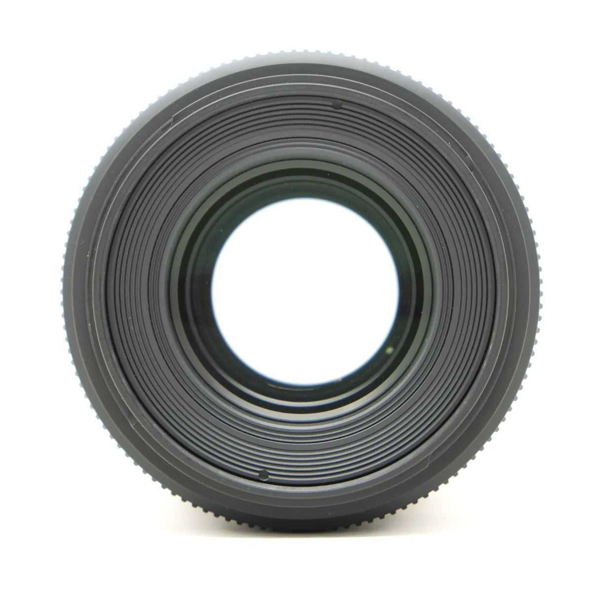 Used Sigma 105mm F2.8 DG Macro HSM Lens in Nikon F - top angle 