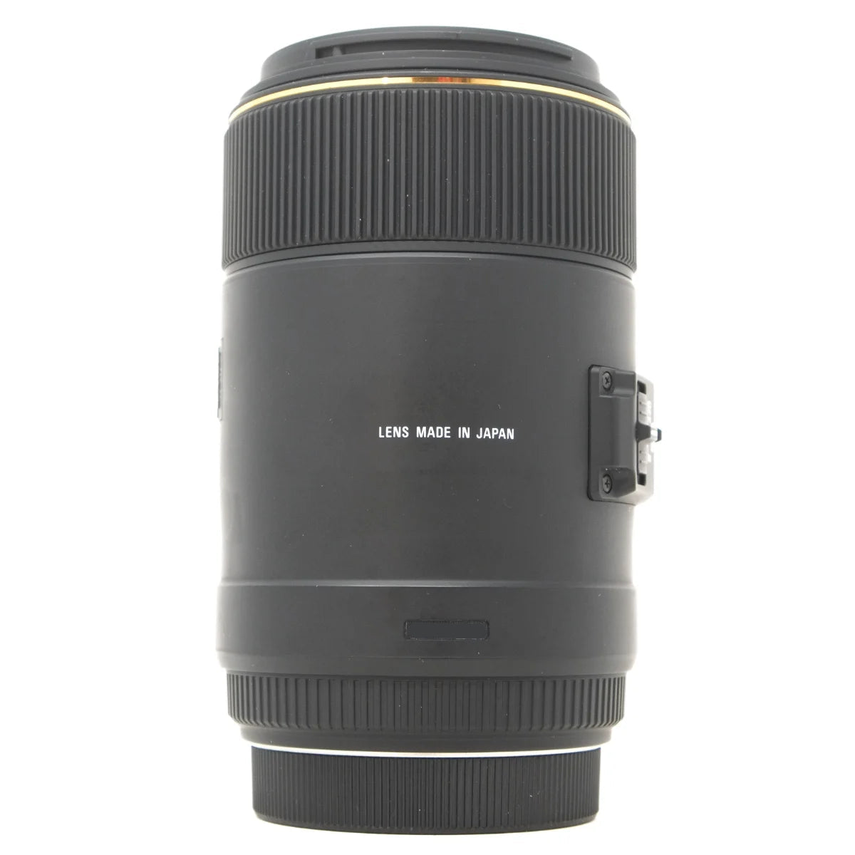 Used Sigma 105mm F2.8 EX DG Macro OS Lens in Canon EF mount - side angle 