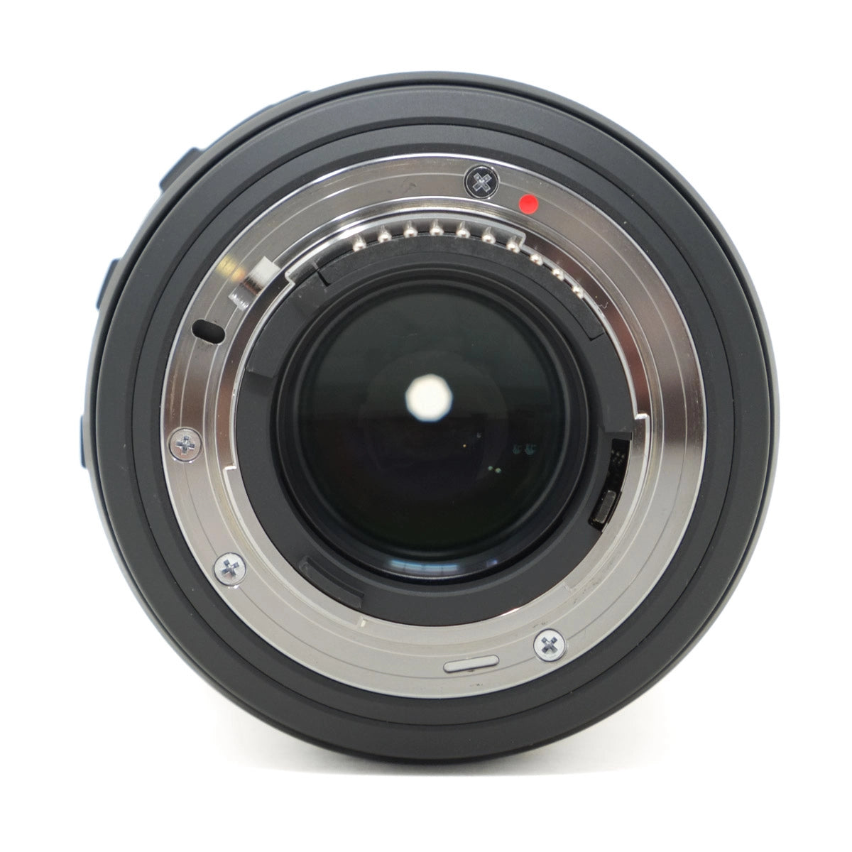 Camera lens on a white background