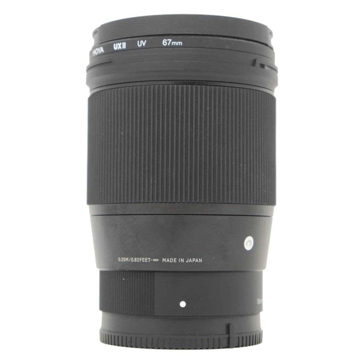 Used Sigma 16mm f1.4 DC DN Contemporary Lens for Sony E - side angle 