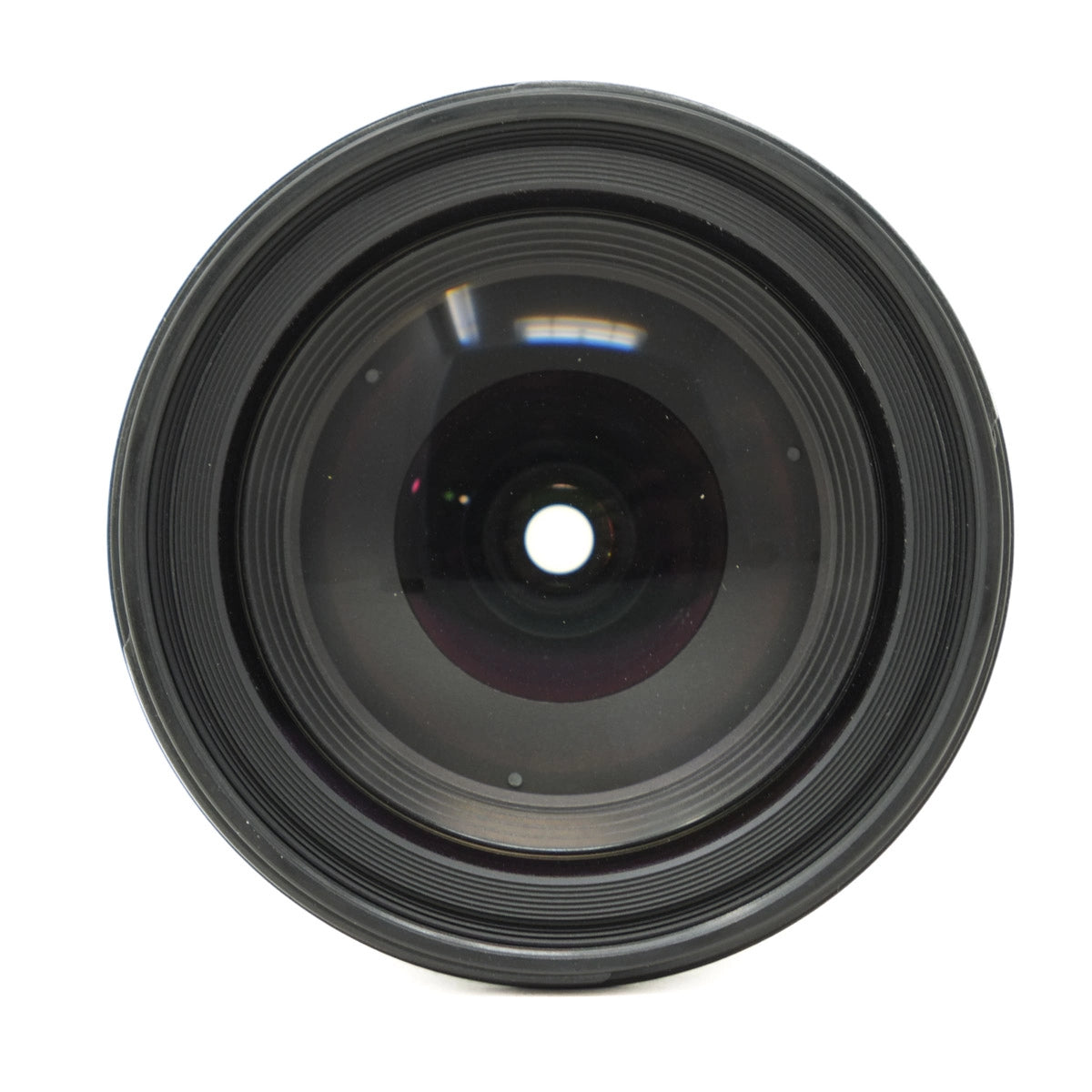 Camera lens on a white background