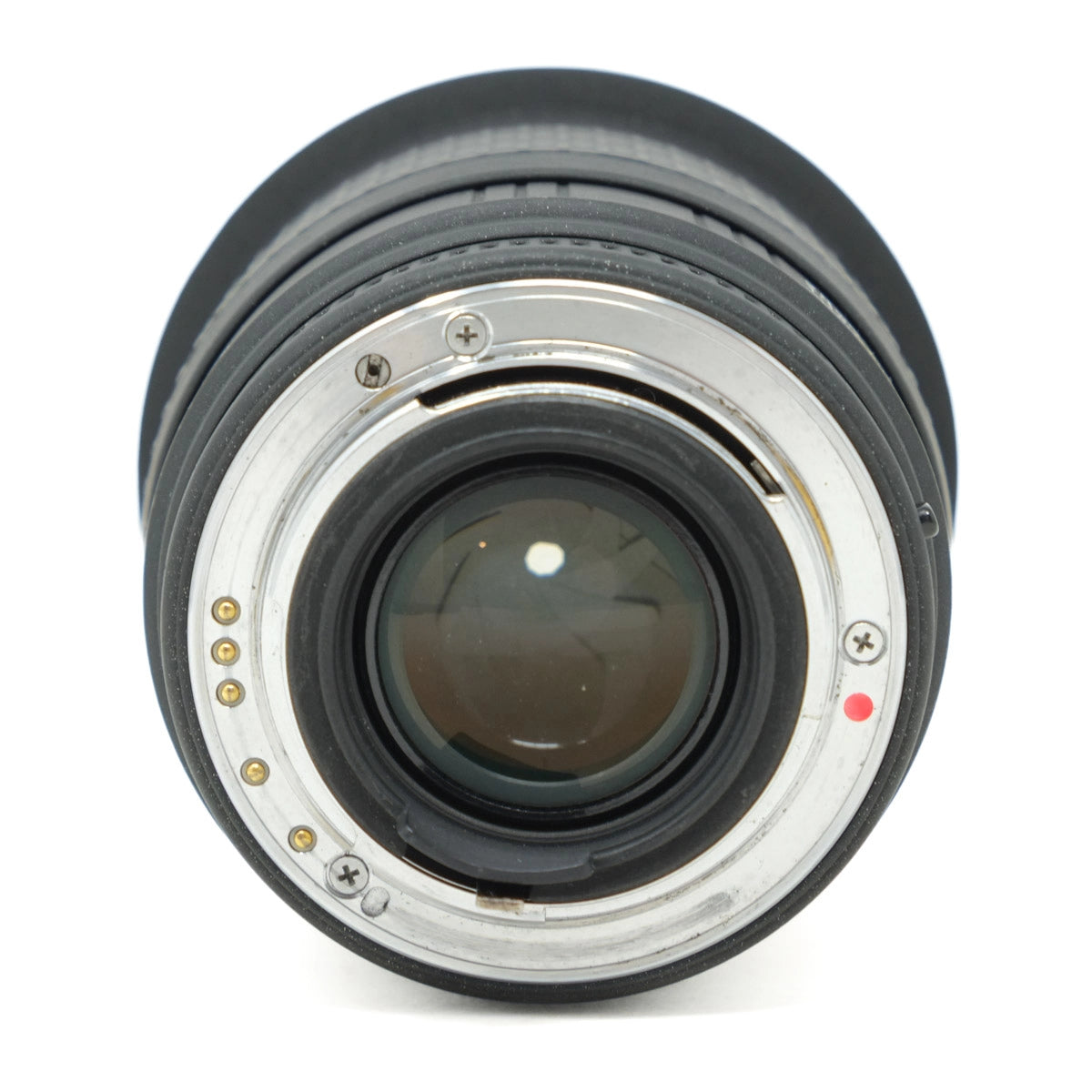 Camera lens on a white background