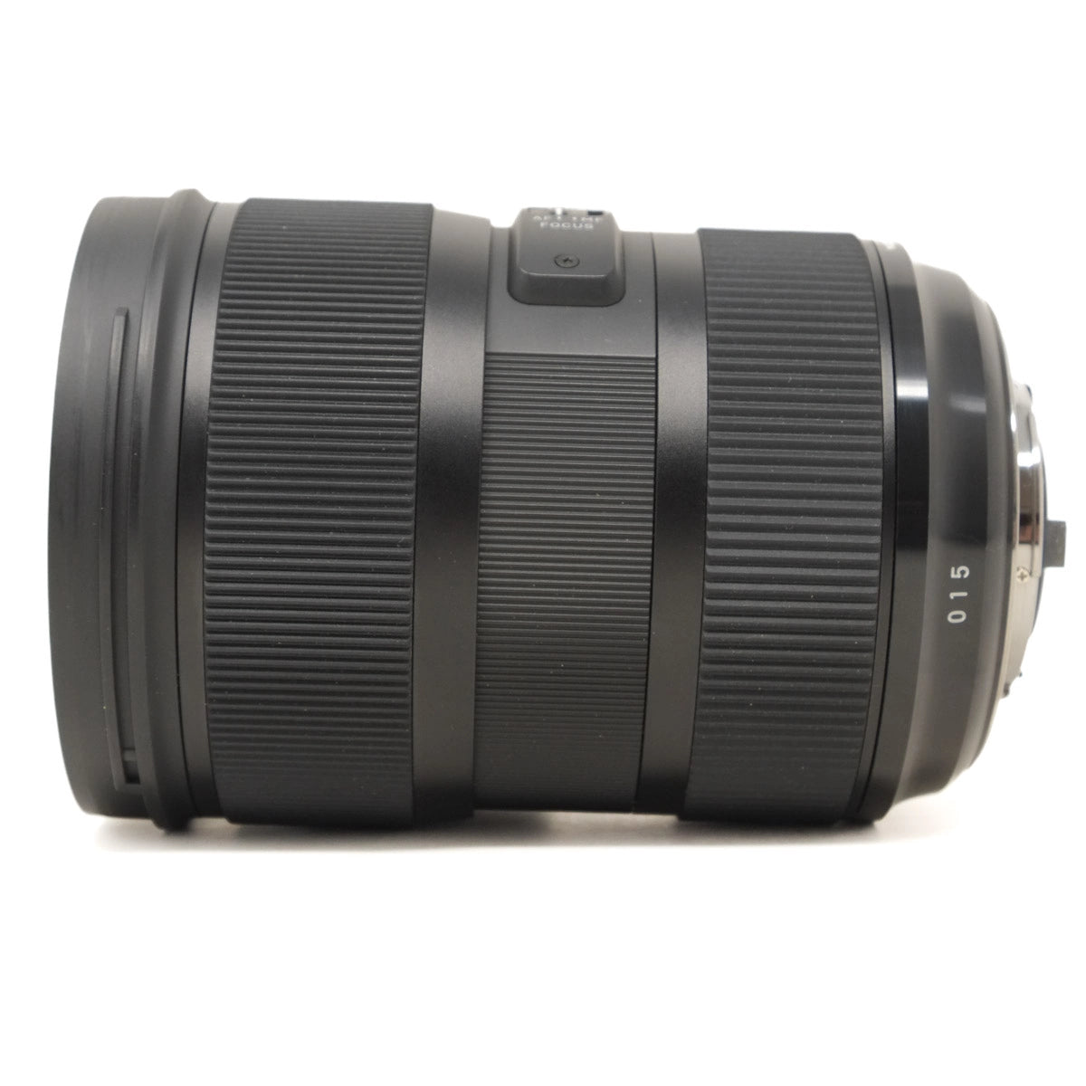 Camera lens on a white background