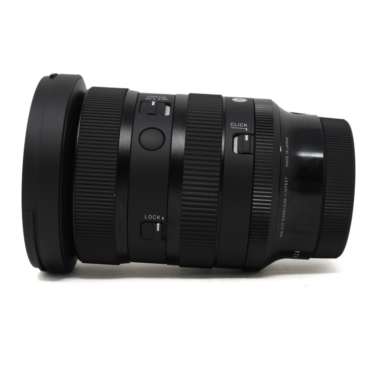 Used Sigma 24-70mm F2.8 DG DN ART II Lens for L Mount - Side angle 