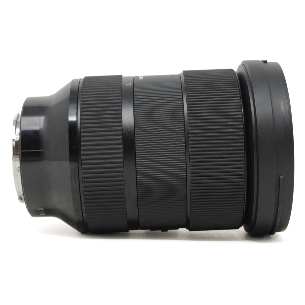 Camera lens on a white background