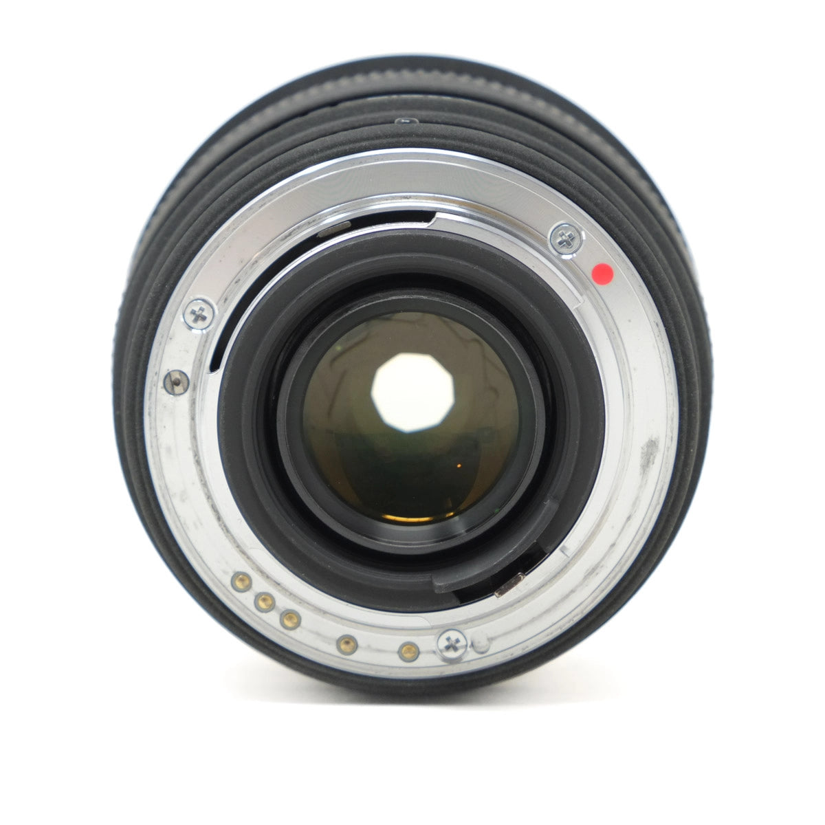 Camera lens on a white background