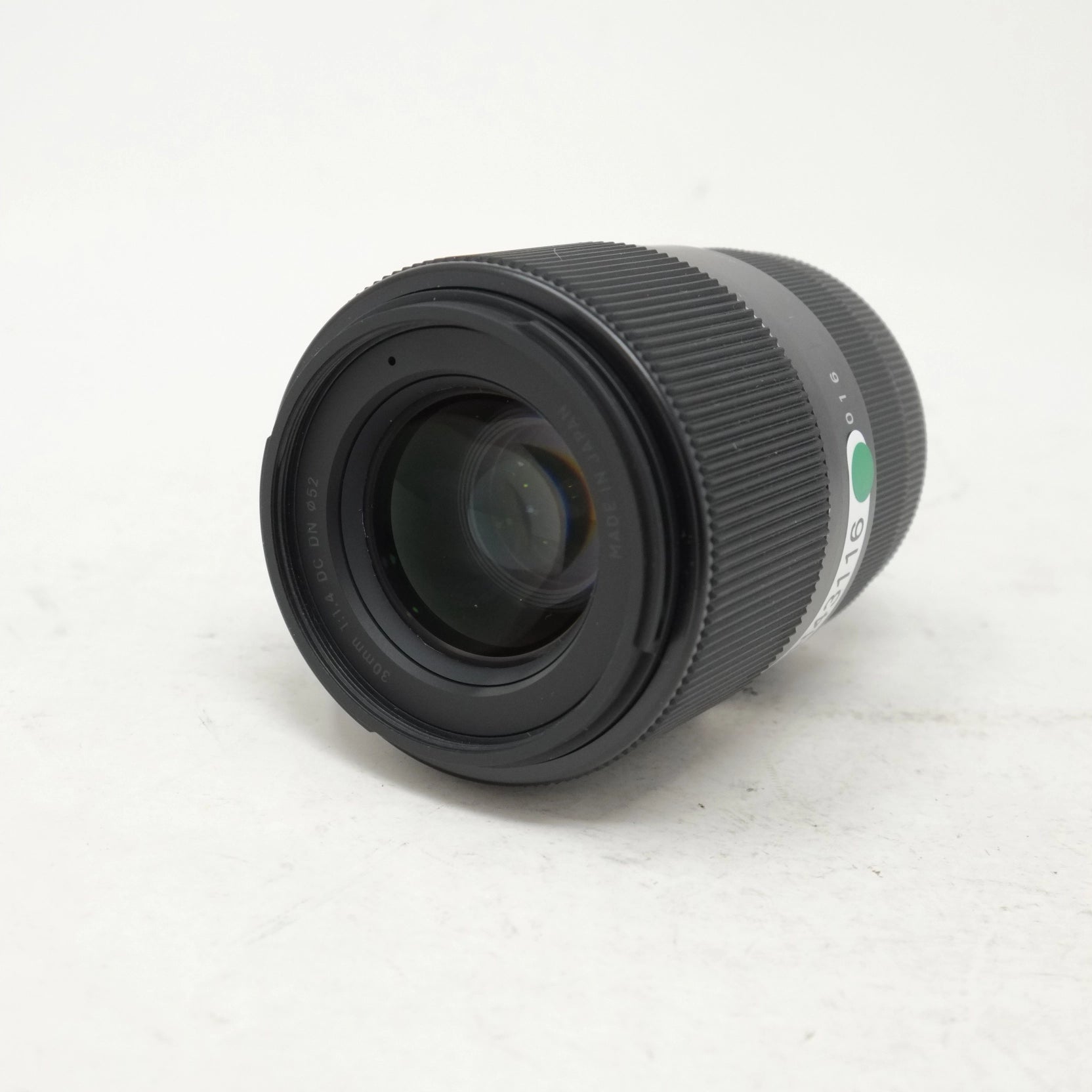 Camera lens on a white background