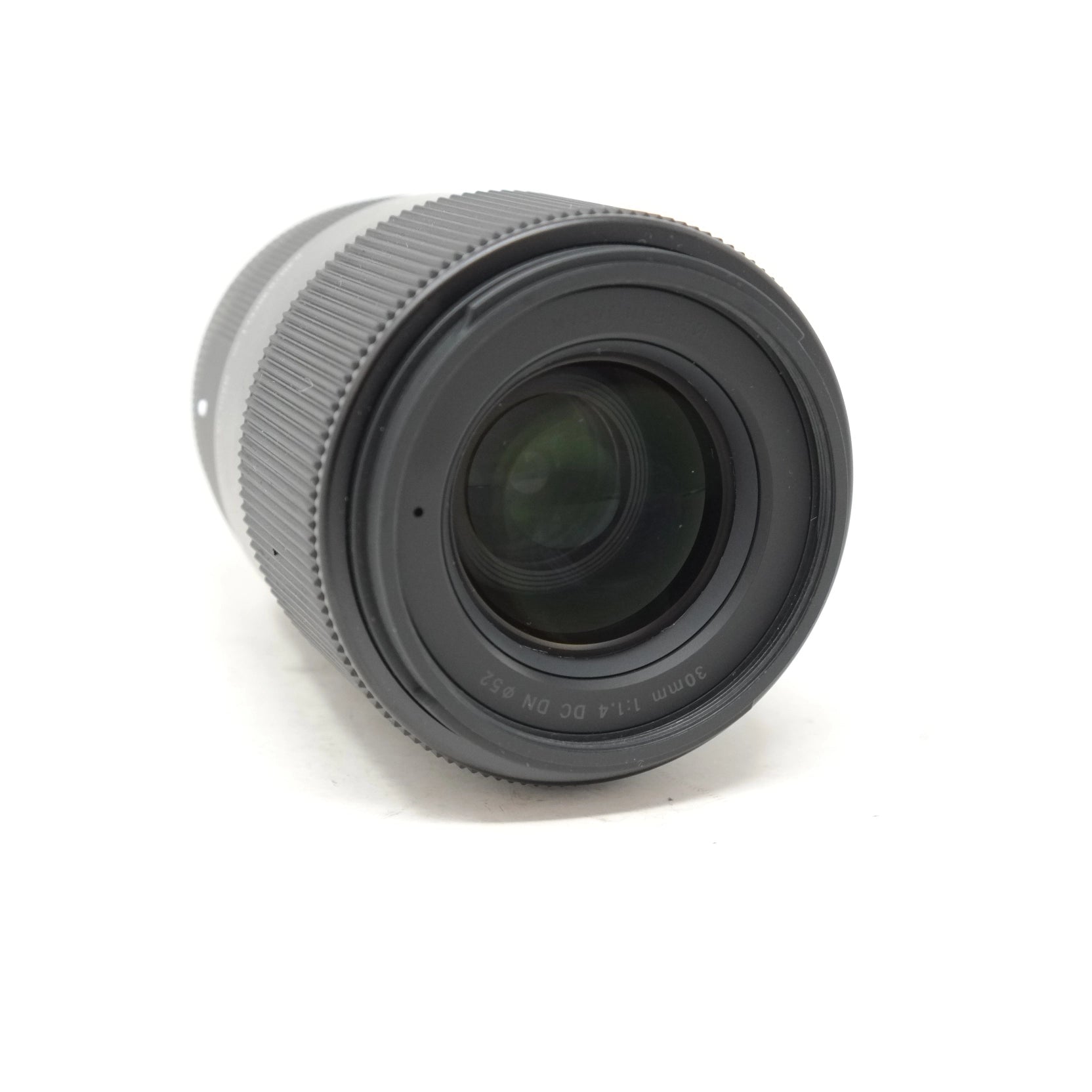 Camera lens on a white background