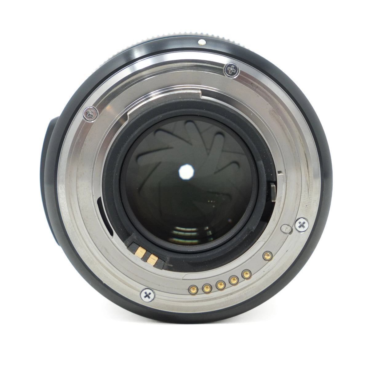 Camera lens on a white background