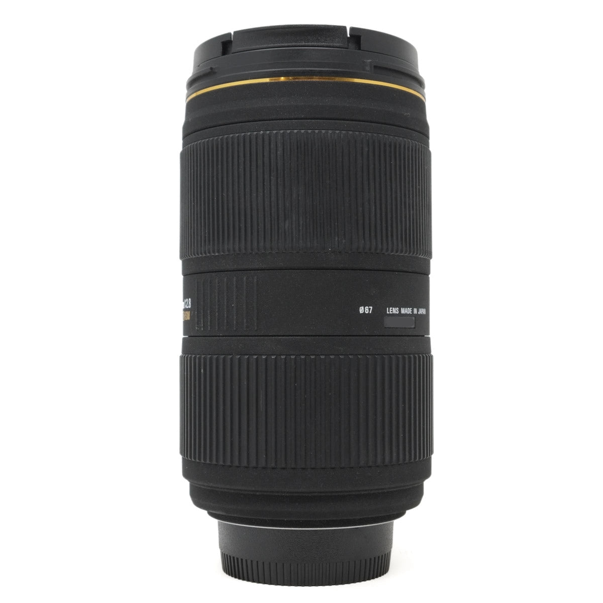 Camera lens on a white background