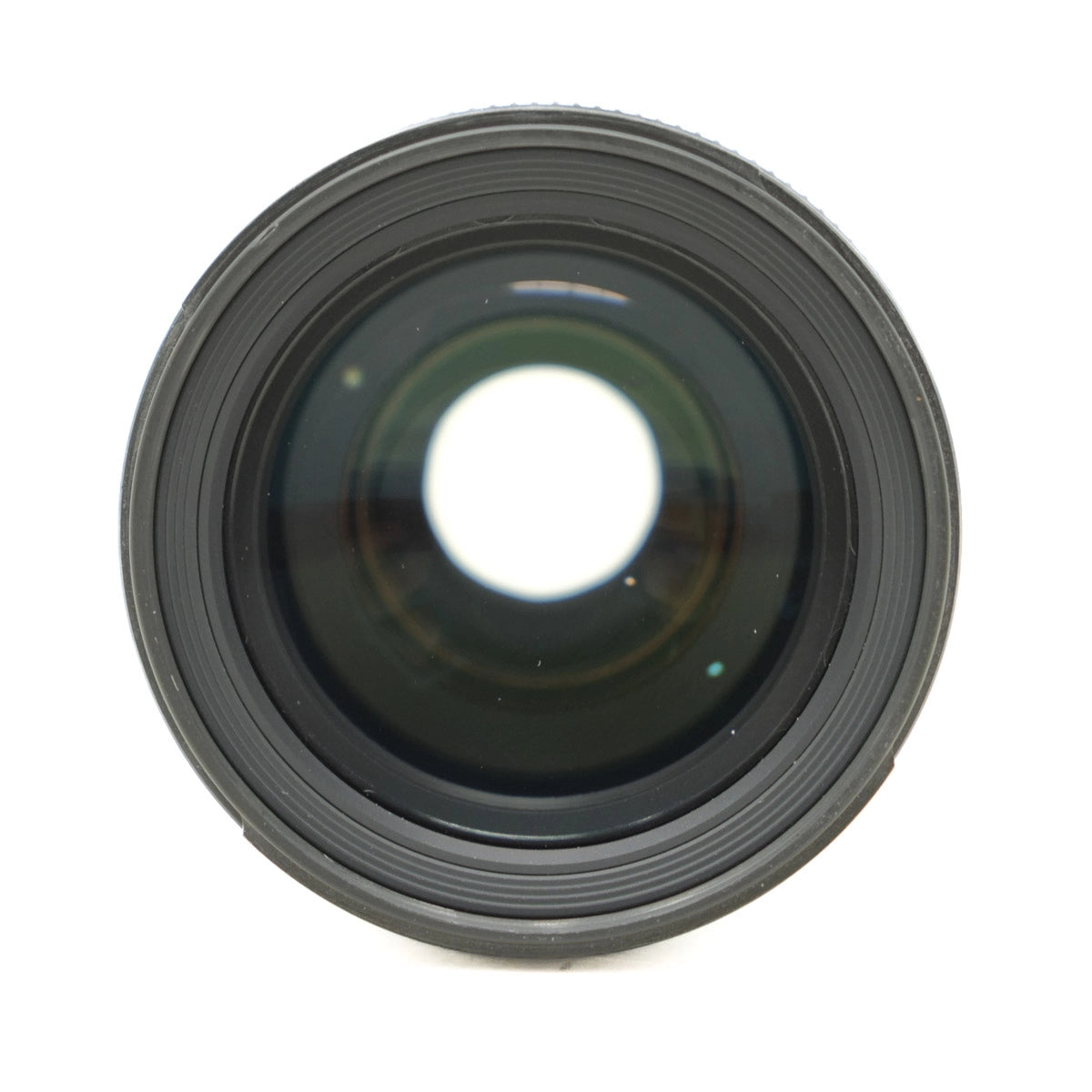 Camera lens on a white background