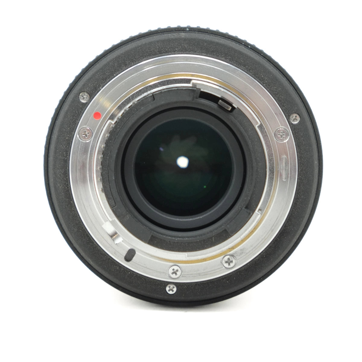 Camera lens on a white background