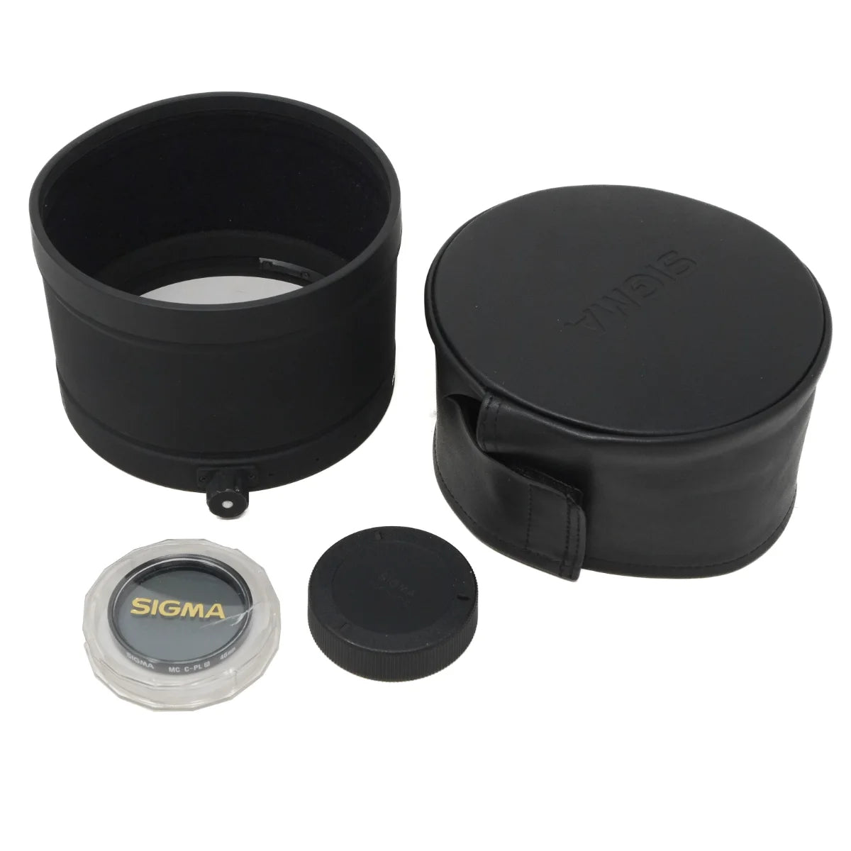 Used Sigma 500mm F4.5 APO EX DG HSM Lens in Nikon F Mount - lens hood, front cover, rear cap and filter