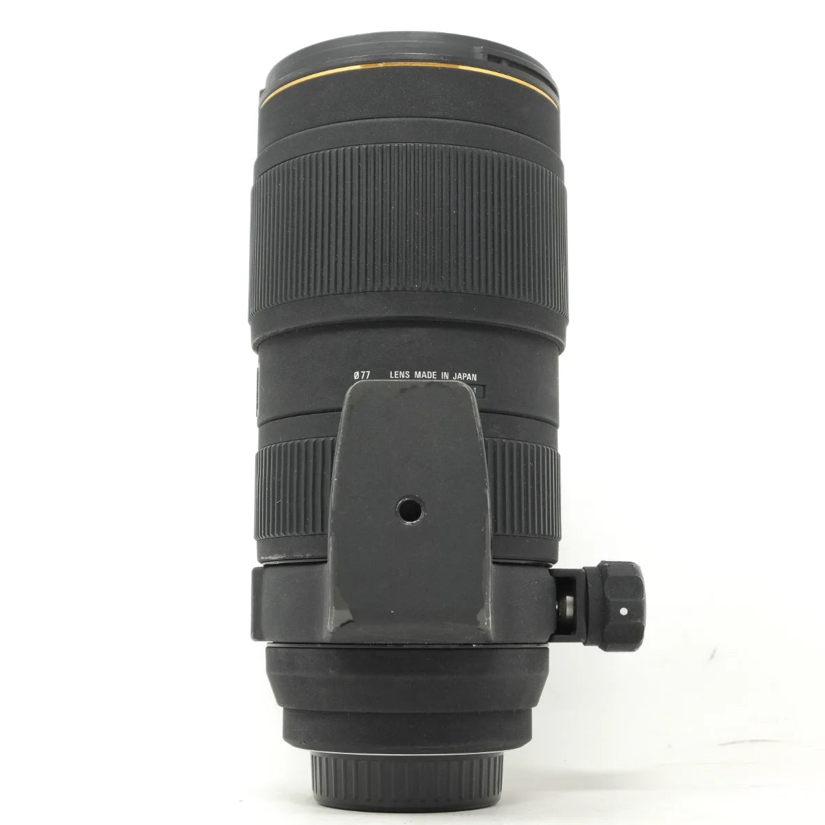 Used Sigma 70-200mm F2.8 APO DG Macro HSM lens in Nikon F Mount - side angle 