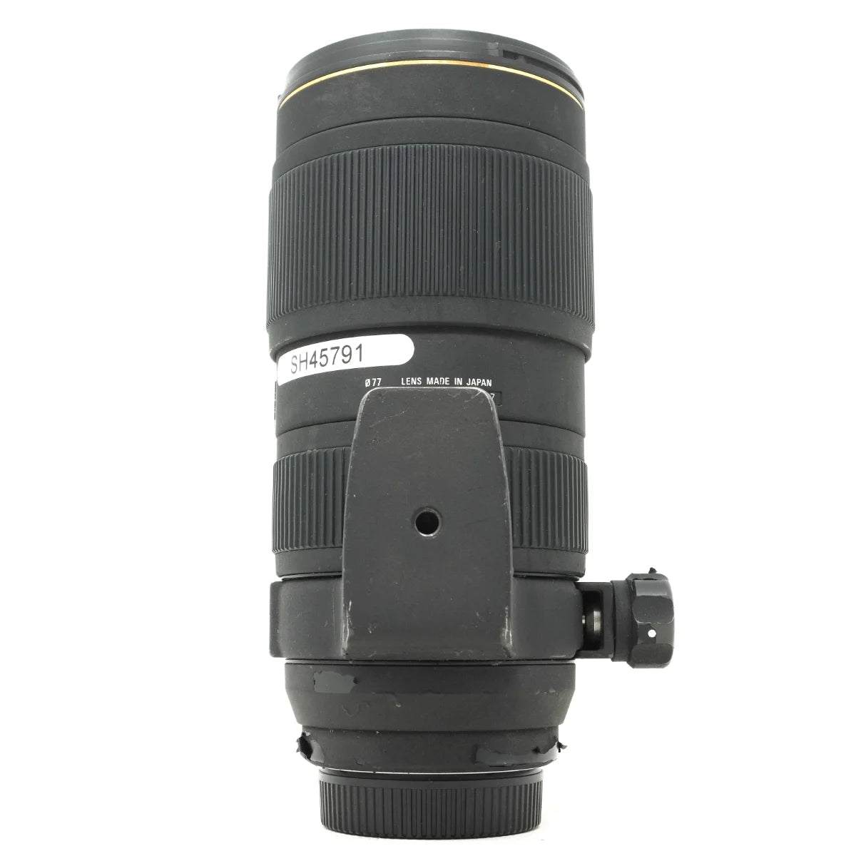 Used Sigma 70-200mm F2.8 DG HSM Macro Lens in Nikon F Mount - side angle 