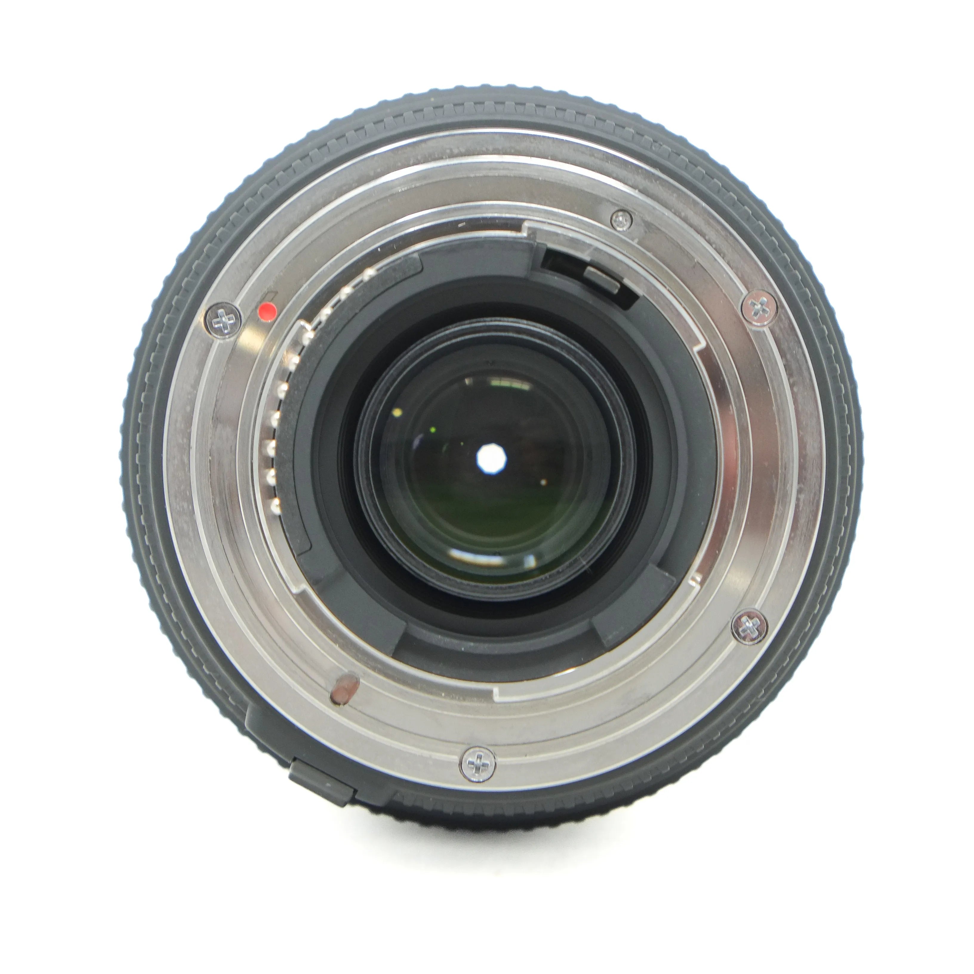 Camera lens on a white background