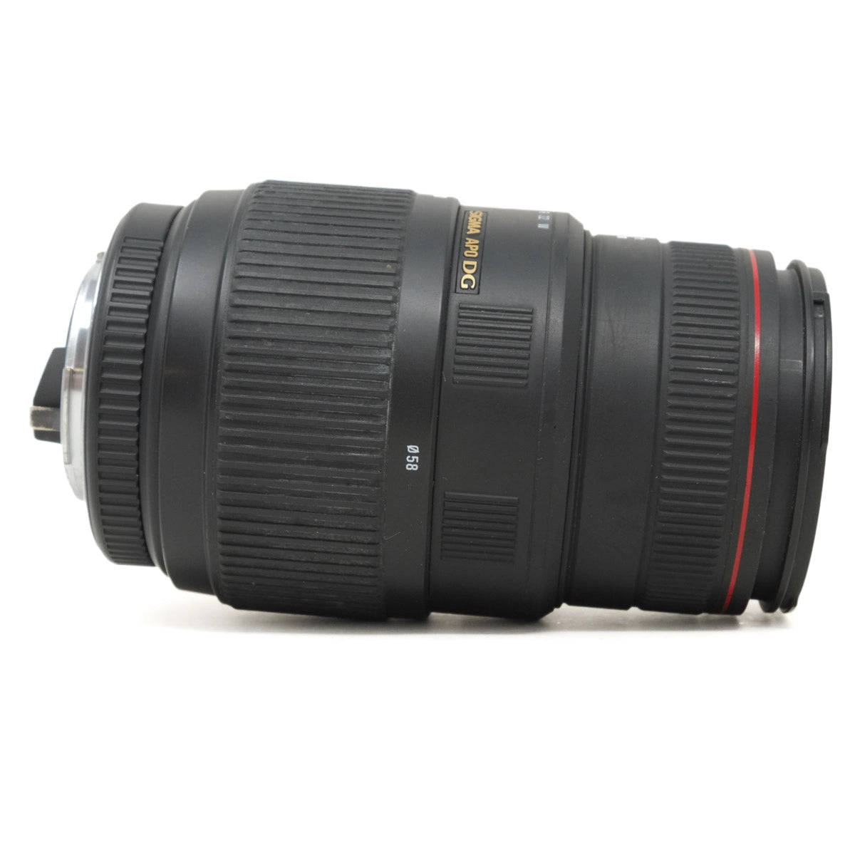 Camera lens on a white background