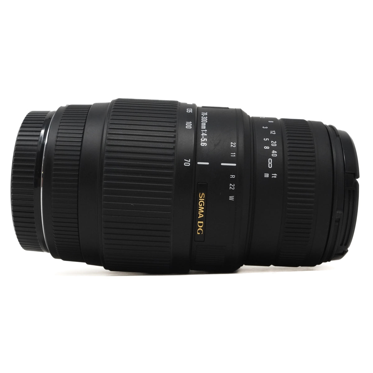 Used Sigma 70-300mm F4-5.6 DG Lens for Canon EF - Side angle 