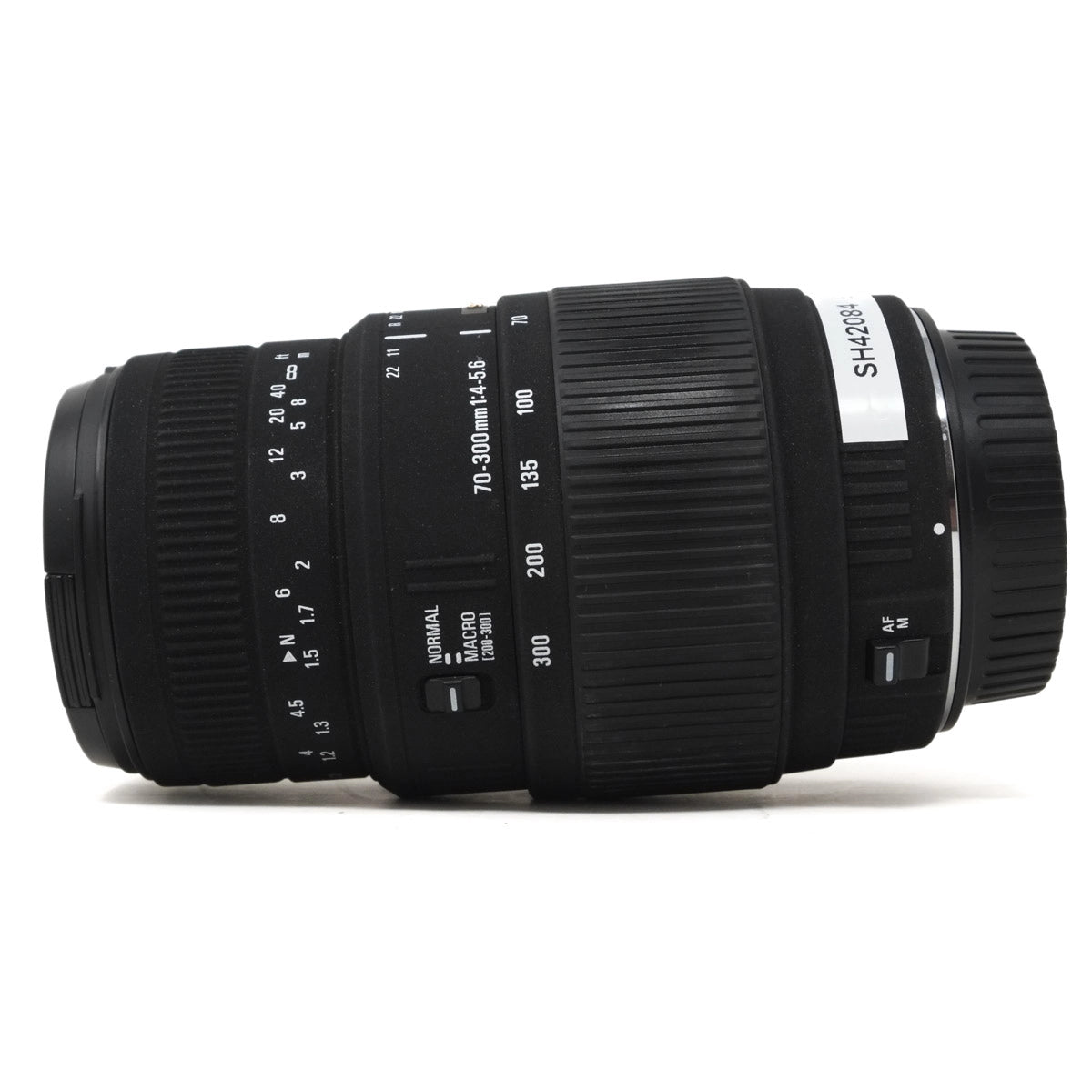 Used Sigma 70-300mm F4-5.6 DG Macro - Canon Fit - Side angle 