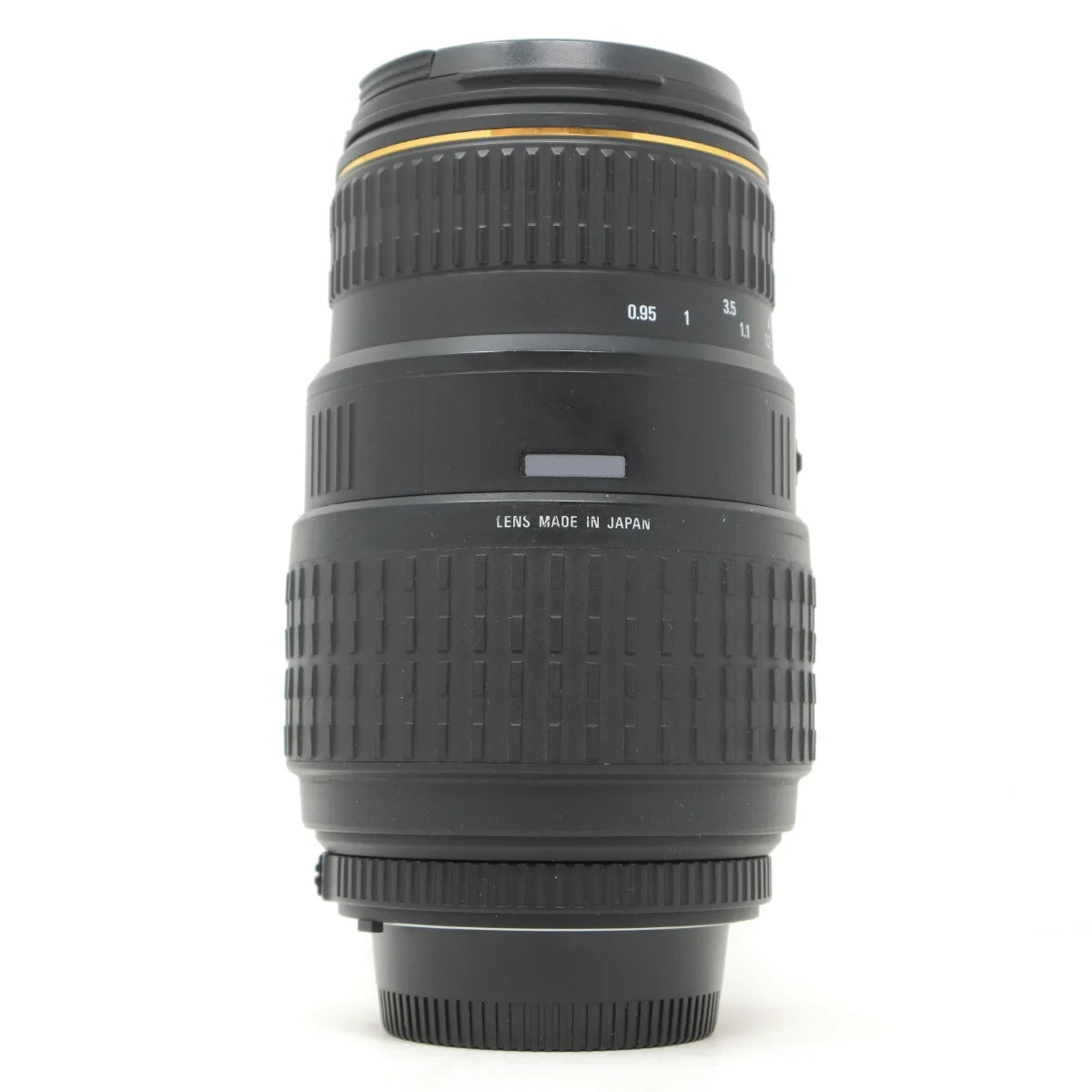 Used Sigma 70-300mm F4-5.6D APO Macro lens for Nikon AF-D - side angle 
