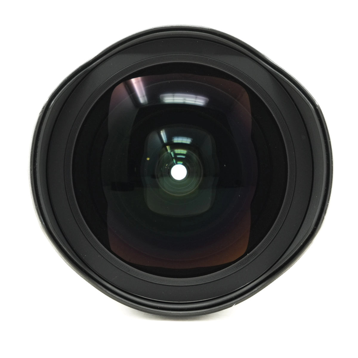 Camera lens on a white background