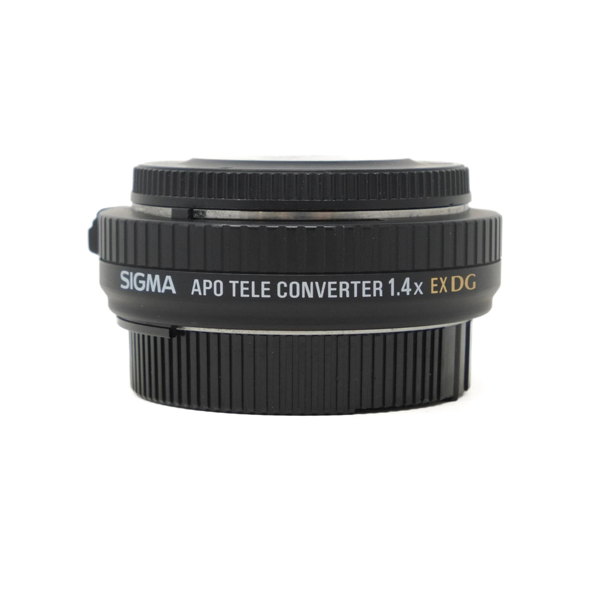 Sigma APO Tele Converter 1.4x EX DG lens on a white background