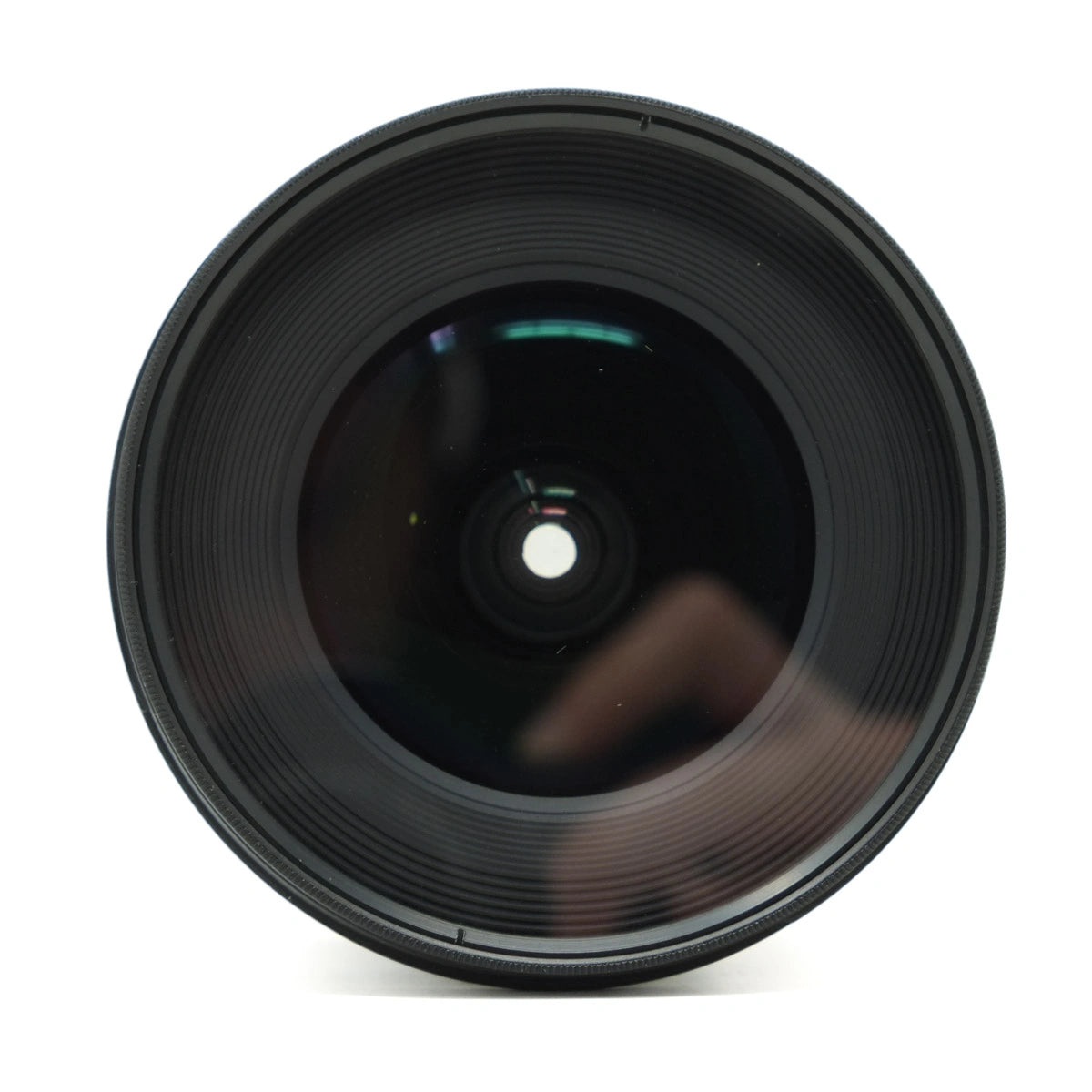 Camera lens on a white background