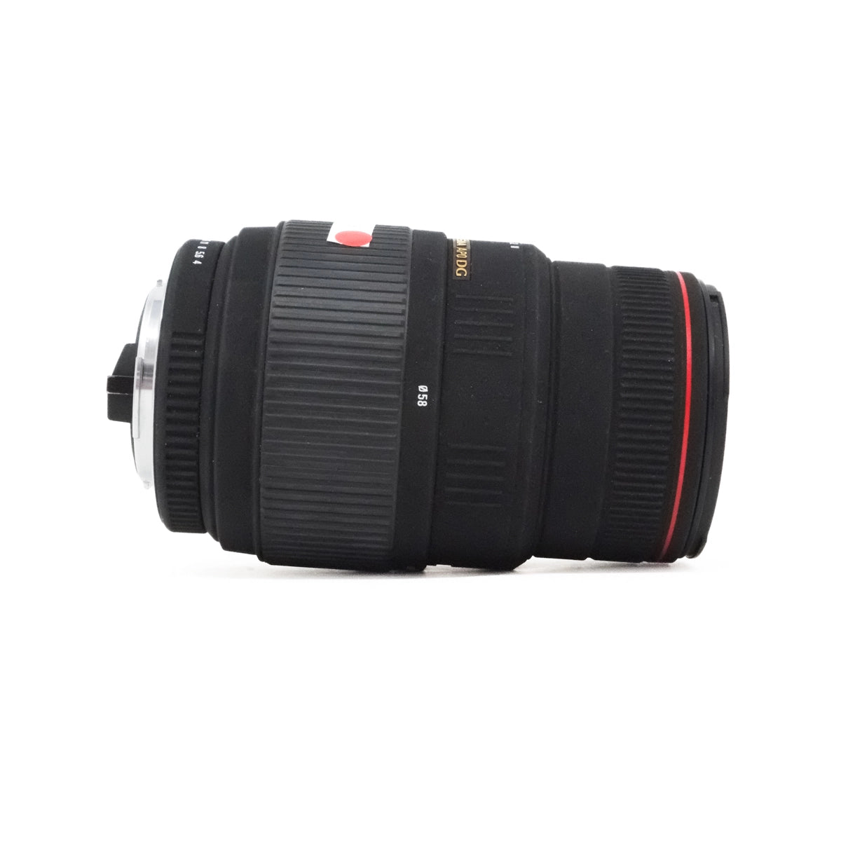 Used Sigma DG 70-300mm F4/5.6 APO lens side angle