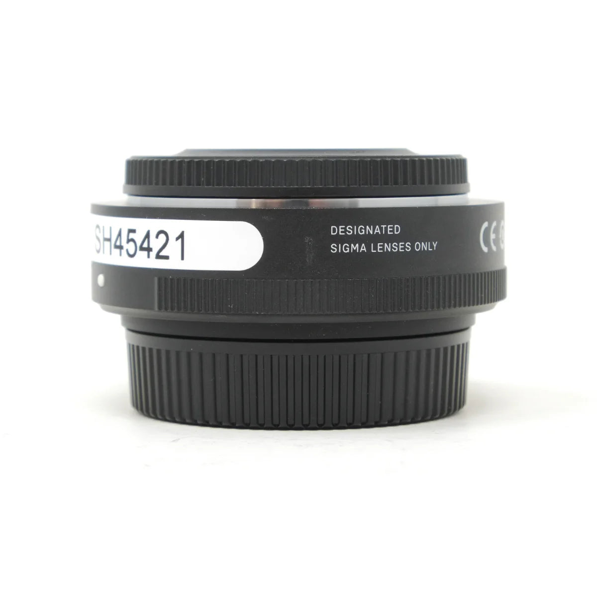 Used Sigma TC-1401 tele converter for Nikon Mount - side angle 