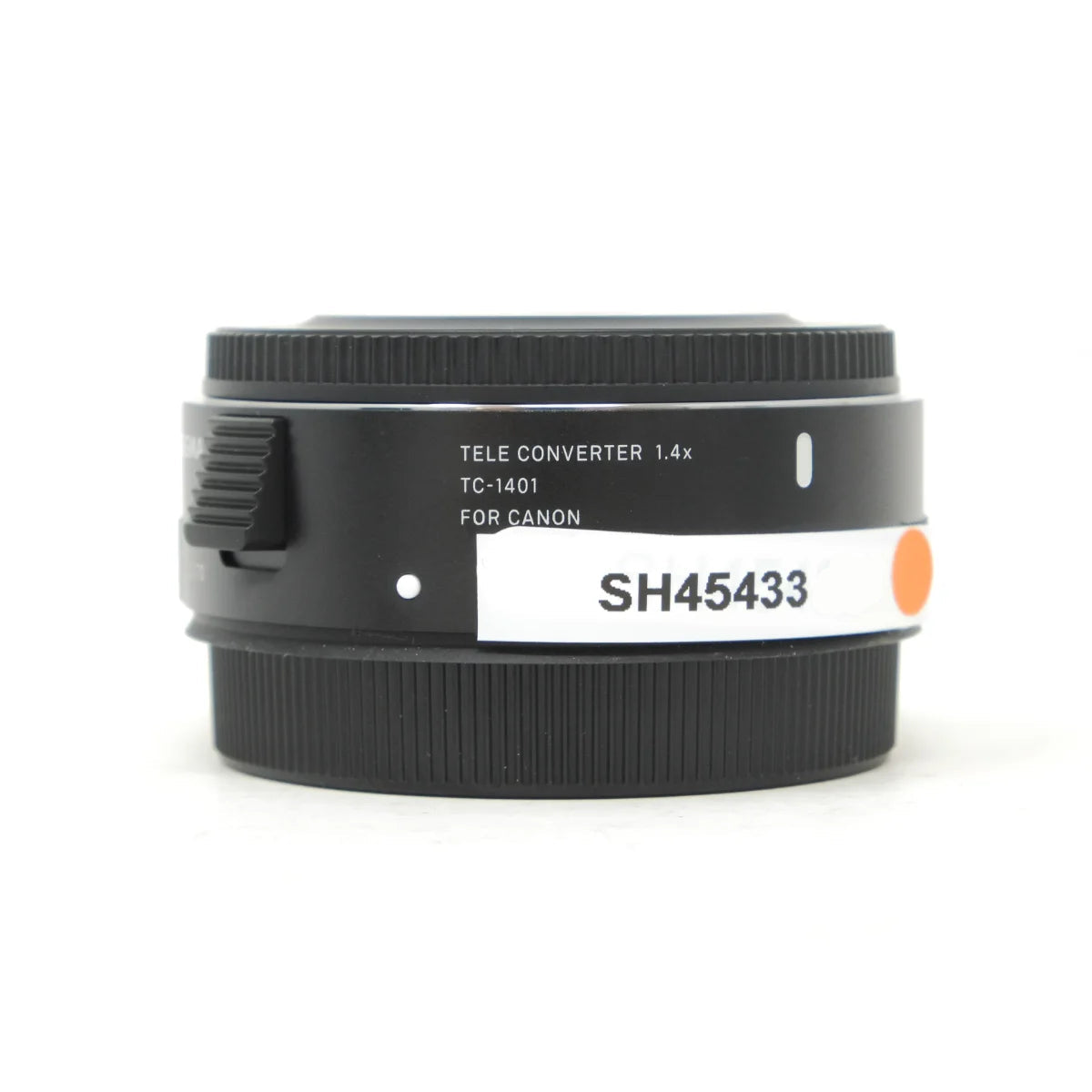 Used Sigma TC1401 1.4X Teleconverter for Canon EF - front angle 