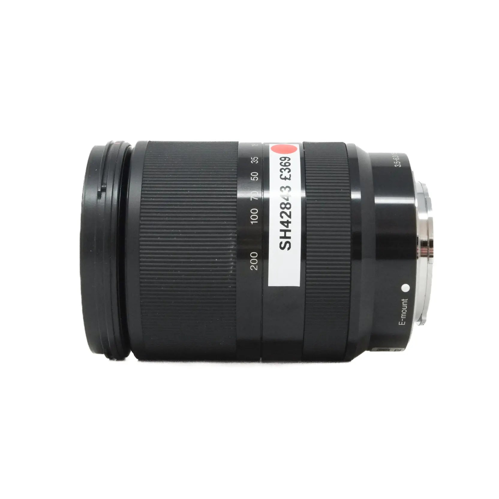 Used Sony 18-200mm f3.5-6.3 OSS LE Lens side