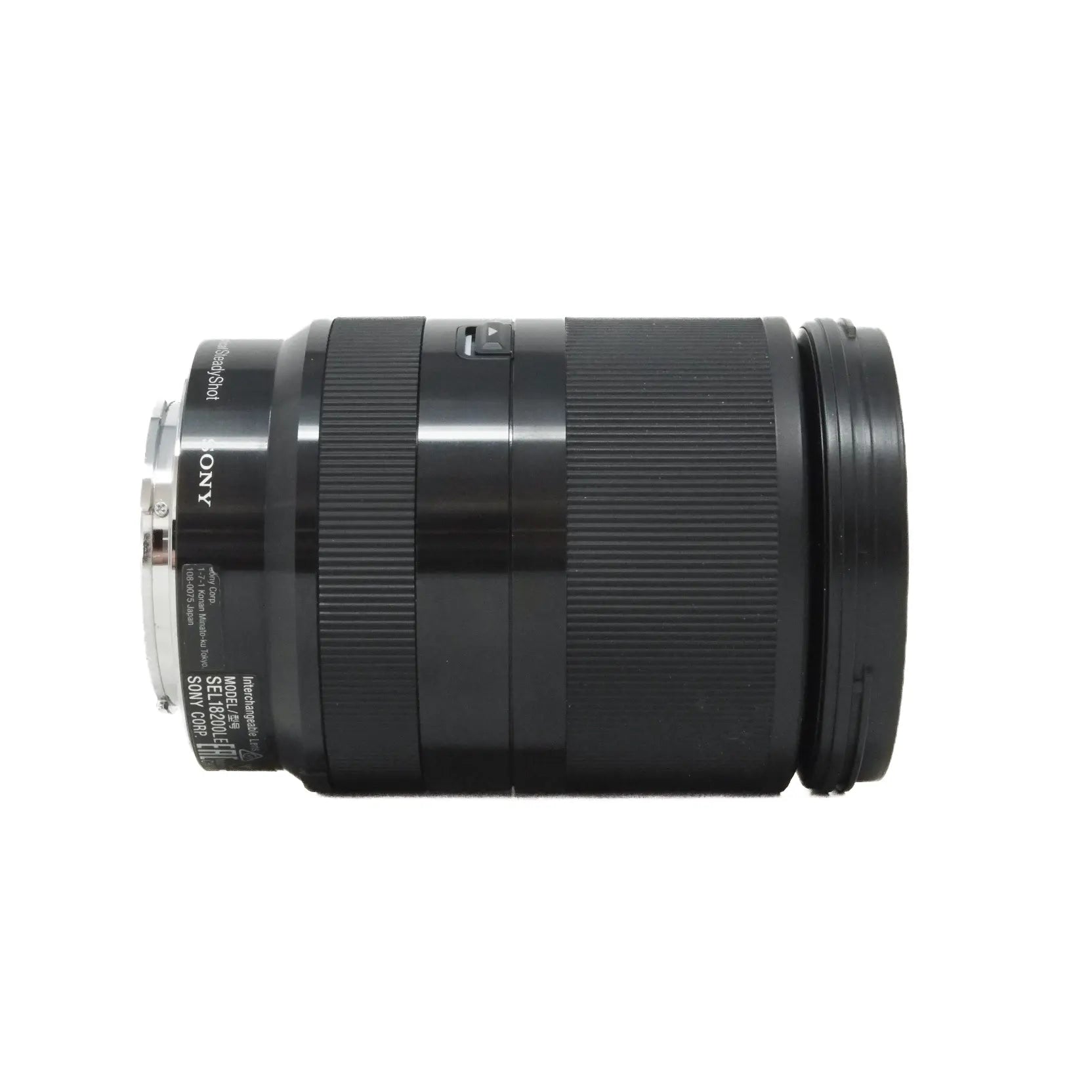 Used Sony 18-200mm f3.5-6.3 OSS LE Lens side