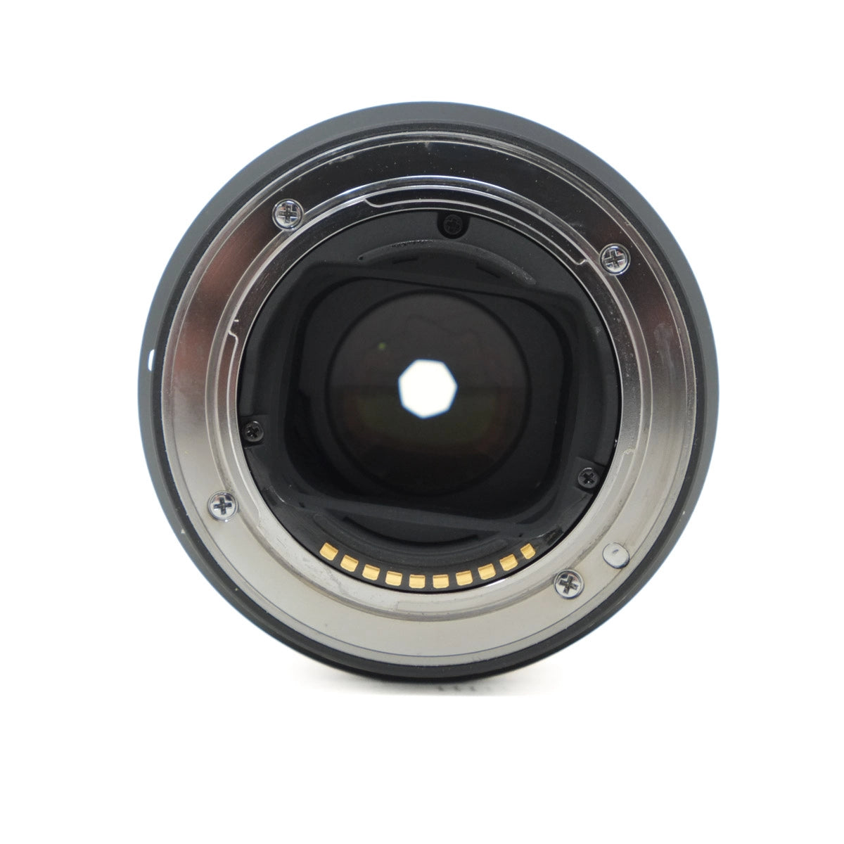 Camera lens on a white background