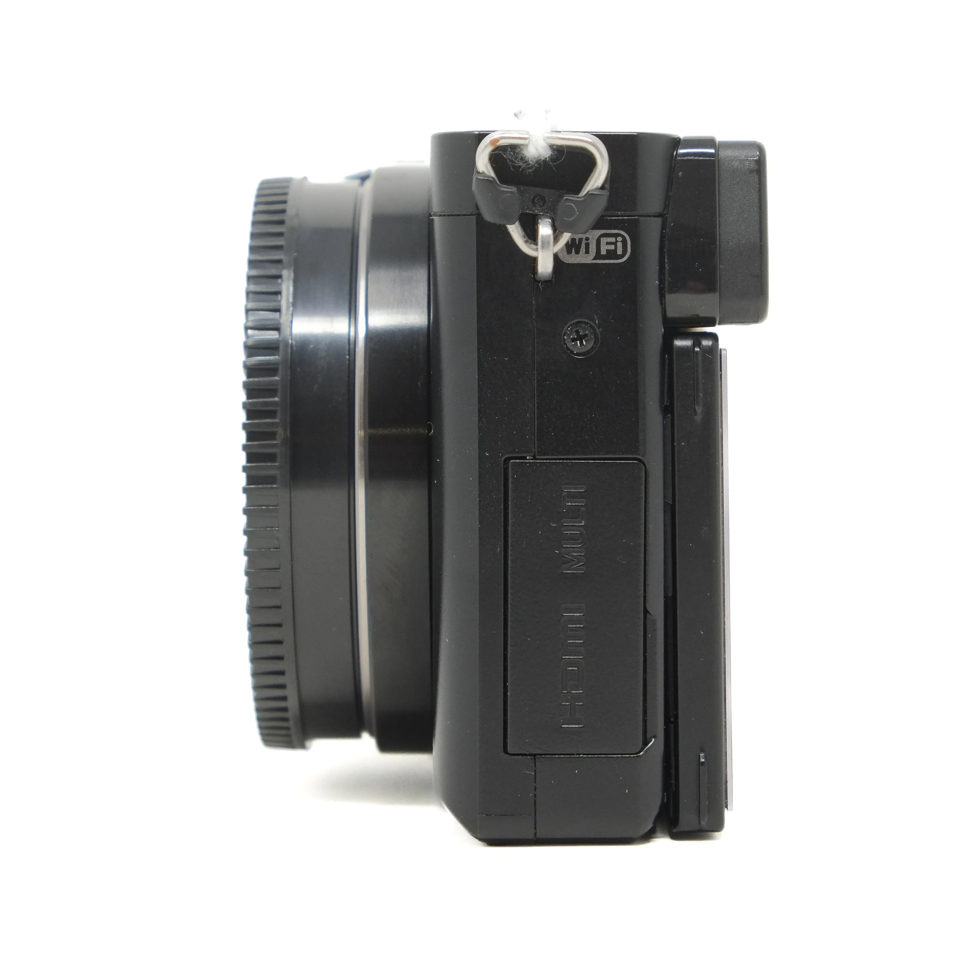 Used Sony A6000 Mirrorless Camera - side angle 