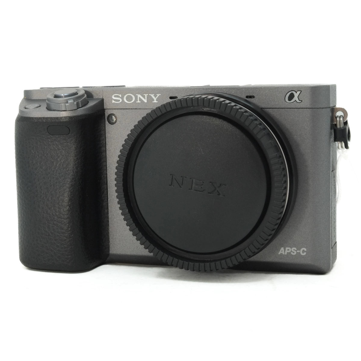 Sony camera body with NEX branding on a white background