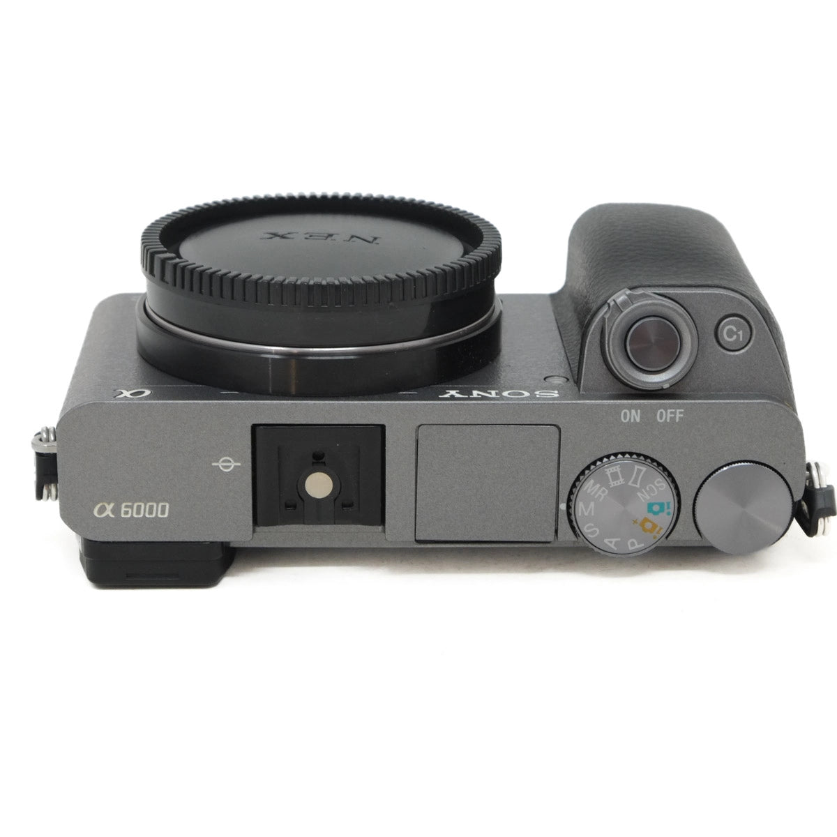 Sony camera on a white background