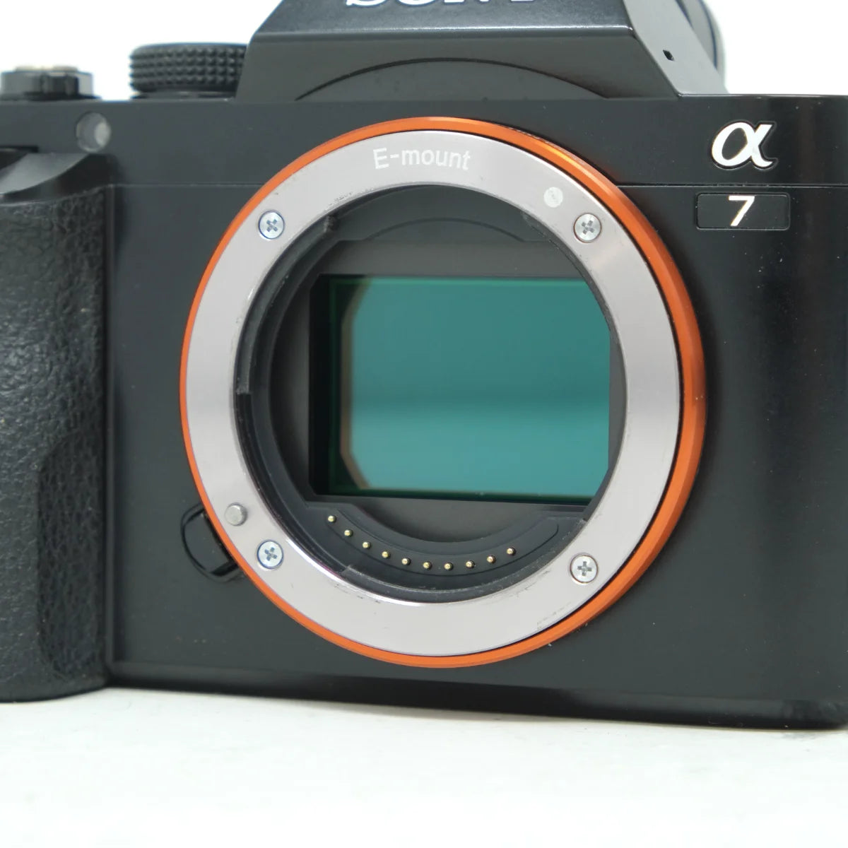 Used Sony A7 Camera + 28-70mm f/3.5-5.6 Lens - front angle without lens 