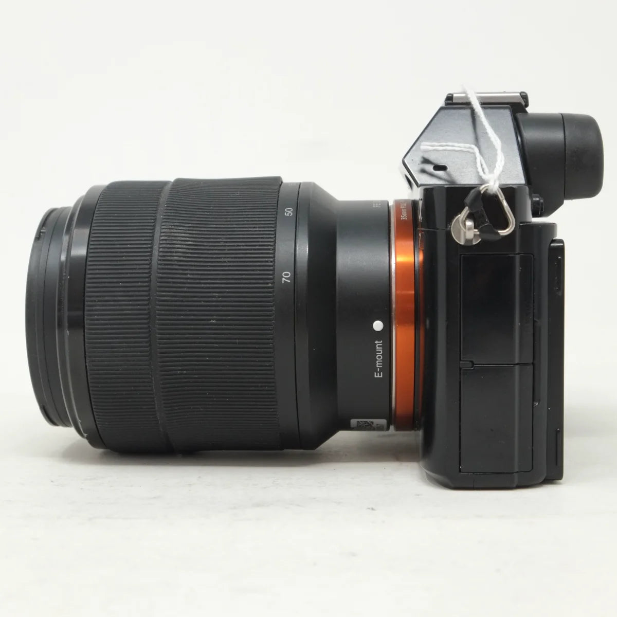 Used Sony A7 Camera + 28-70mm f/3.5-5.6 Lens - side angle 