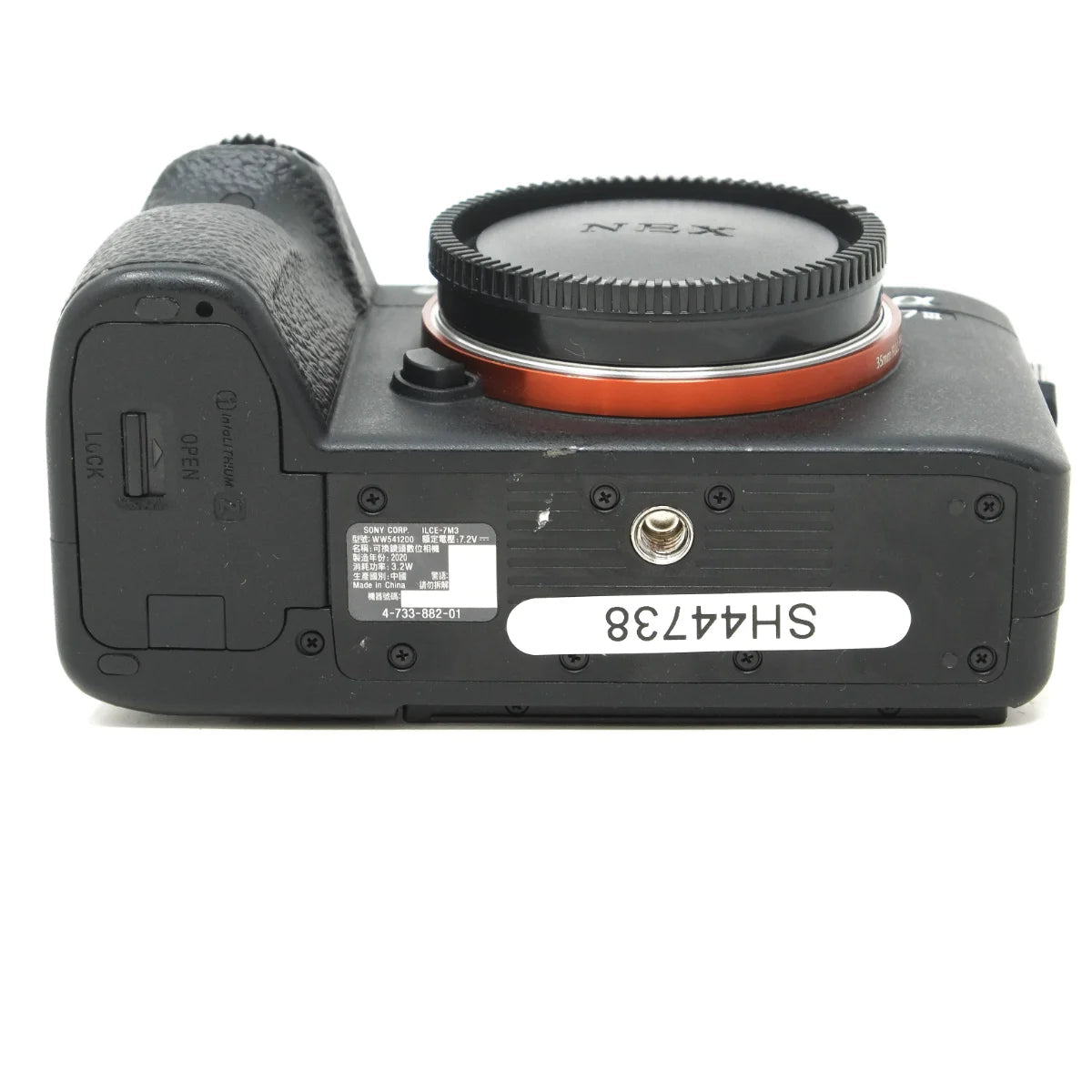 Used Sony A7 III Mirrorless camera - bottom angle